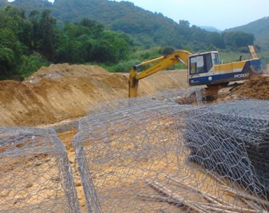 广州格宾石笼网箱施工案例